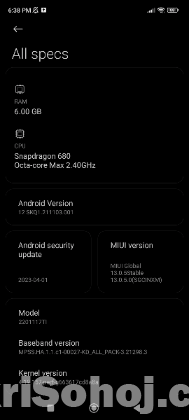 Xiomi redmi note 11